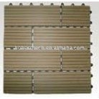 Interlocking WPC Composite Deck Tile