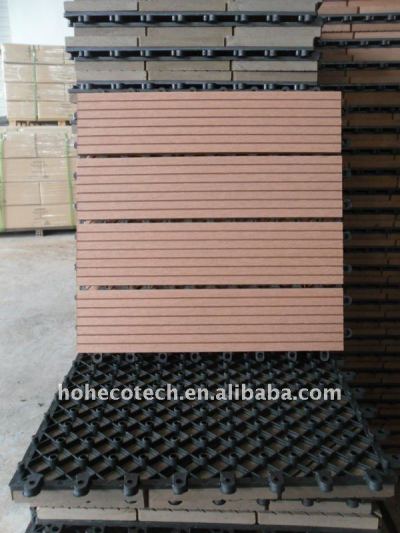 Los modelos 9 bricolaje wpc decking tableros interna/suelo exterior de plástico de madera wpc decking compuesto/suelo