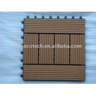 Huasu WPC DIYのDeckingのタイルか庭のDeckingの床の容易な取付け)