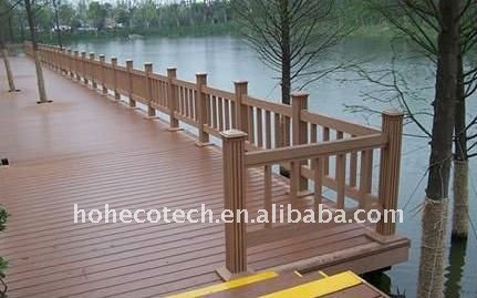 passed the ISO9001 and ISO14001 QUALity WARRANTY Wood-Plastic Composites WPC Decking board