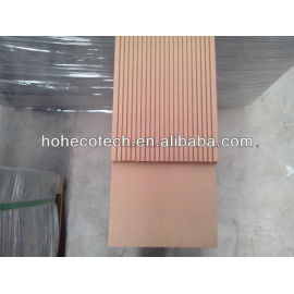Low cost good quality 140x17mm wpc decking outdoor waterproof wood plastic composite decking/composite flooring