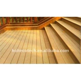 Long life to use WPC wood plastic composite decking/flooring (CE, ROHS, ASTM, ISO 9001, ISO 14001,Intertek)
