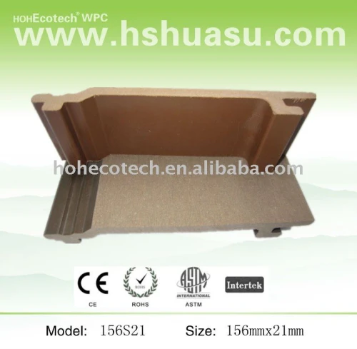 Eco- amichevole legno plastica pannello composito a parete