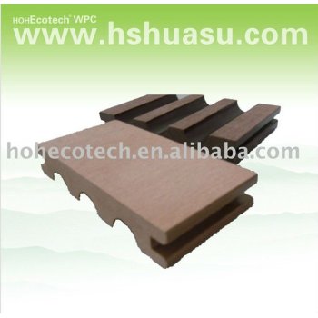 decking composé en plastique en bois durable de huasu nouveau (preuve de l'eau, résistance UV, résistance à se décomposer et fente)