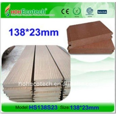 138x23mm solid wpc decking board Wood-Plastic Composites WPC flooring board DECKING board