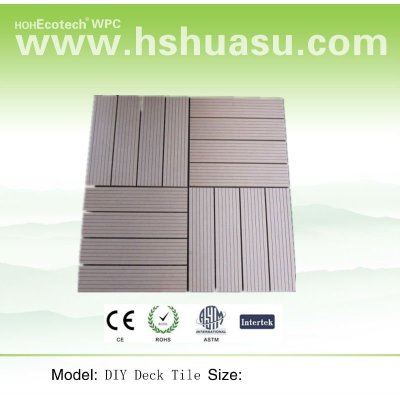 WPC Bathroom Tile Flooring
