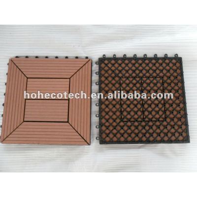 300x300mm wpc bathroom tile Wood Plastic Composite Flooring WPC DIY deck tile