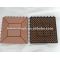300x300mm wpc bathroom tile Wood Plastic Composite Flooring WPC DIY deck tile