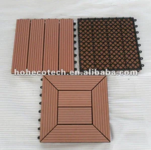 Portable wpc decking tile/floor tiles/sauna board/DIY bathroom tile