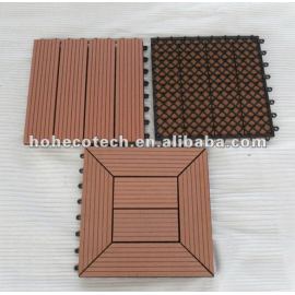 Portable wpc decking tile/floor tiles/sauna board/DIY bathroom tile