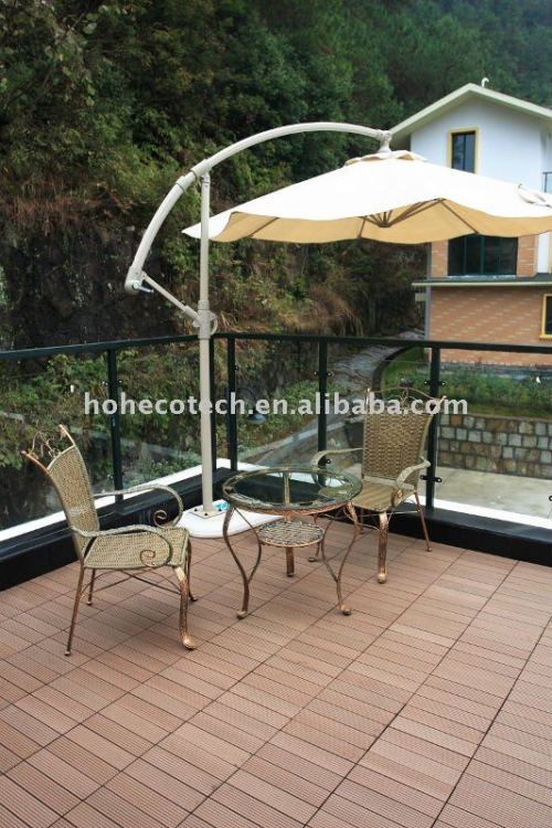 wood plastic composite balcony floor