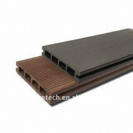 Hollow lighter design household/outdoor new material wpc (Wood Plastic Composite)flooring/decking wood flooring