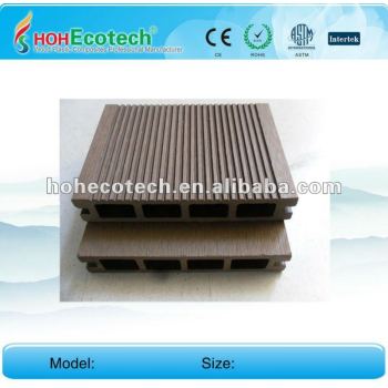 Anti-UV water-proof wpc outdoor composite decking (CE ROHS)