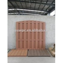 wood plastic composite garden fence/decking floor