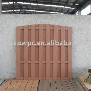 wood plastic composite garden fence/decking floor