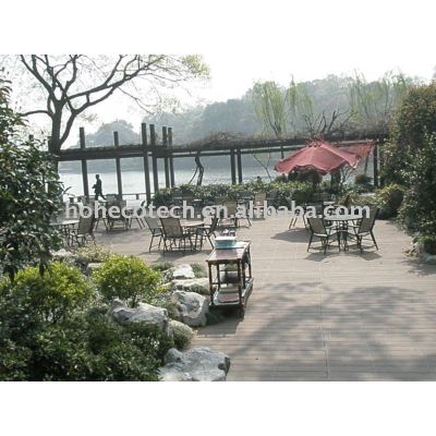 wood-like Composite Decking, CE,ASTM,ISO9001,ISO14001approved