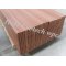 Very Popular wpc Hollow Flooring(Cedar color)