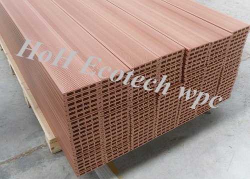 Very Popular wpc Hollow Flooring(Cedar color)