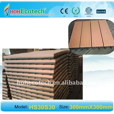 Hollow lighter design household/outdoor new material wpc (Wood Plastic Composite)flooring/decking wood floor