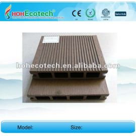 Water-proof anti-uv, wood looking composite wpc outdoor decking (CE ROHS)