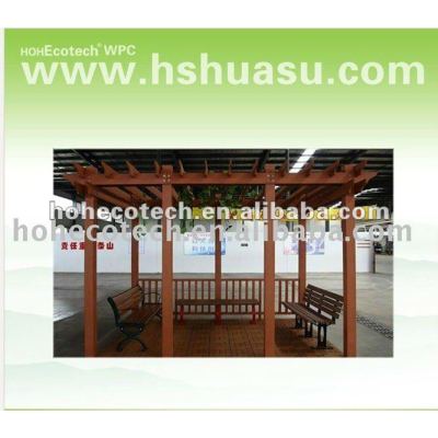 good design wood plastic composite summer house