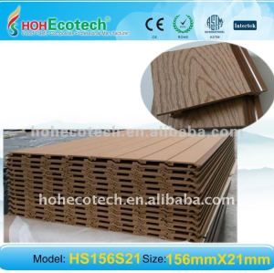 plastic wood wall cladding weather board wpc