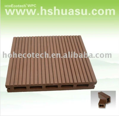 100% recycle environmental wpc decking
