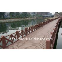 Floor/Deck board Wood plastic composite decking/flooring (CE, ROHS, ASTM, Intertek)wpc plastic decking/lumber