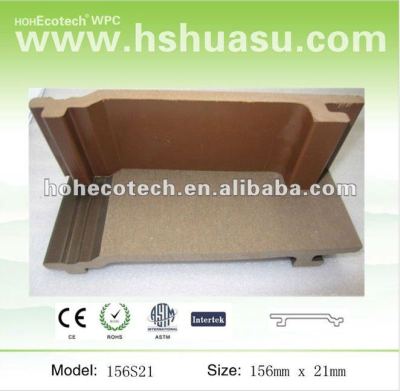 HDPE outdoor Wpc wall panel/decorative wall material /wall cladding