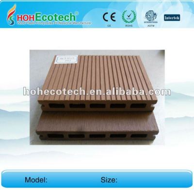 Hot selling decorative wood plastic composite outdoor decking board (CE ROHS)