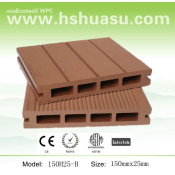 sustentável de alta qualidade eco friendly madeira decking composto