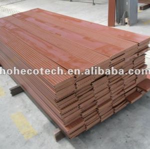 Plancher extérieur composé en plastique en bois de vente chaude durable/plate-forme de plancher en plastique