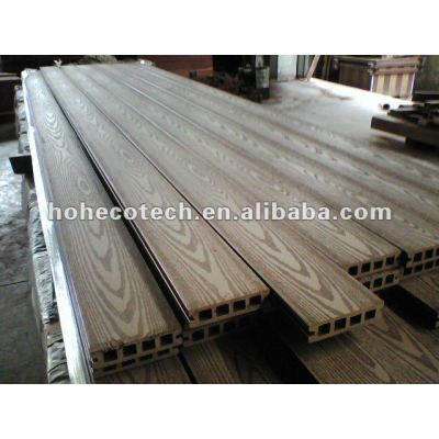 LIGHT HOLLOW 100*25mm WPC wood plastic composite decking/flooring (CE, ROHS, ASTM, ISO 9001, ISO 14001,Intertek) wpc wooden deck