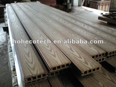 LIGHT HOLLOW 100*25mm WPC wood plastic composite decking/flooring (CE, ROHS, ASTM, ISO 9001, ISO 14001,Intertek) wpc wooden deck