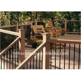 Jardin extérieur platelage. ~laminate plancher decking de wpc/plancher de bois/composition plancher en bambou