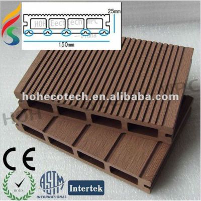 Recycled outdoor wood plastic composite decking vinyl flooring