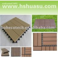 環境に優しい木製のプラスチック合成のdeckingか床タイル