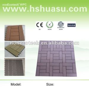 WPC composite deck tile/swimming pool tile 300mmx300mm