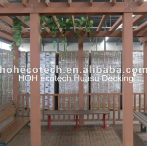 OUTDOOR Waterproof wpc pergola wood plastic composite pergola(passed CE, ROHS, ASTM,ISO9001,ISO14001, Intertek)