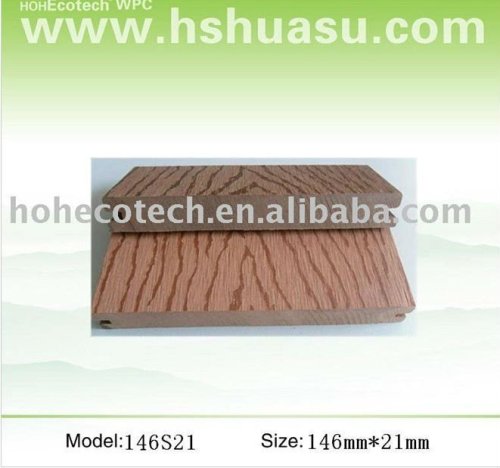 146*21mm wpc decking/flooring planks,wood plastic composite decking,wpc flooring