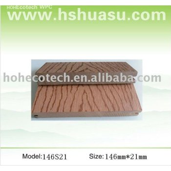 146*21mm wpc decking/flooring planks,wood plastic composite decking,wpc flooring