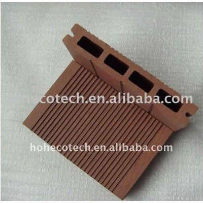 Wood plastic composite decking/flooring Grooved surface composite decking board (CE, ROHS, ASTM, Intertek)