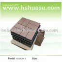 Huasu durável novo composto plástico de madeira de bordo diy ( prova de água, resistência uv, resistência à podridão e crack )