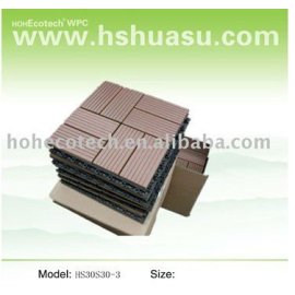 huasu durable new wood plastic composite diy board(water proof, UV resistance, resistance to rot and crack)