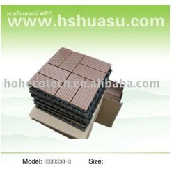 huasuの耐久の新しい木製のプラスチック合成のdiy板(水証拠、紫外線抵抗、抵抗腐敗するおよびひび)