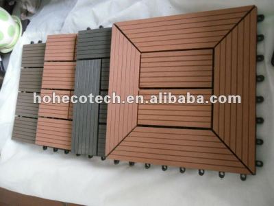 9 models to choose Non-Slip, Wear-Resistant DIY wpc composite decking tile