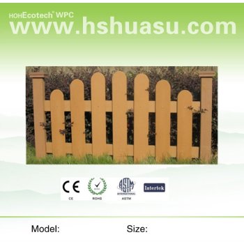деревянный пластичный составной wpc забор