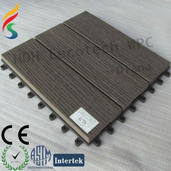 cheap plastic wood composite tile