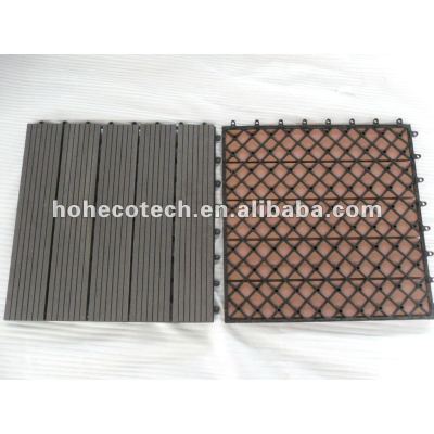 400x400mm 300X300MM Bathroom/Balcony DIY flooring tiles wpc composite decking tile