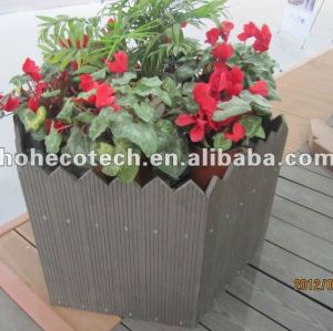 非ペンキ、耐候性がある、紫外線抵抗力があるwpcの花箱の木製のプラスチック合成の花箱のwpcのpergola